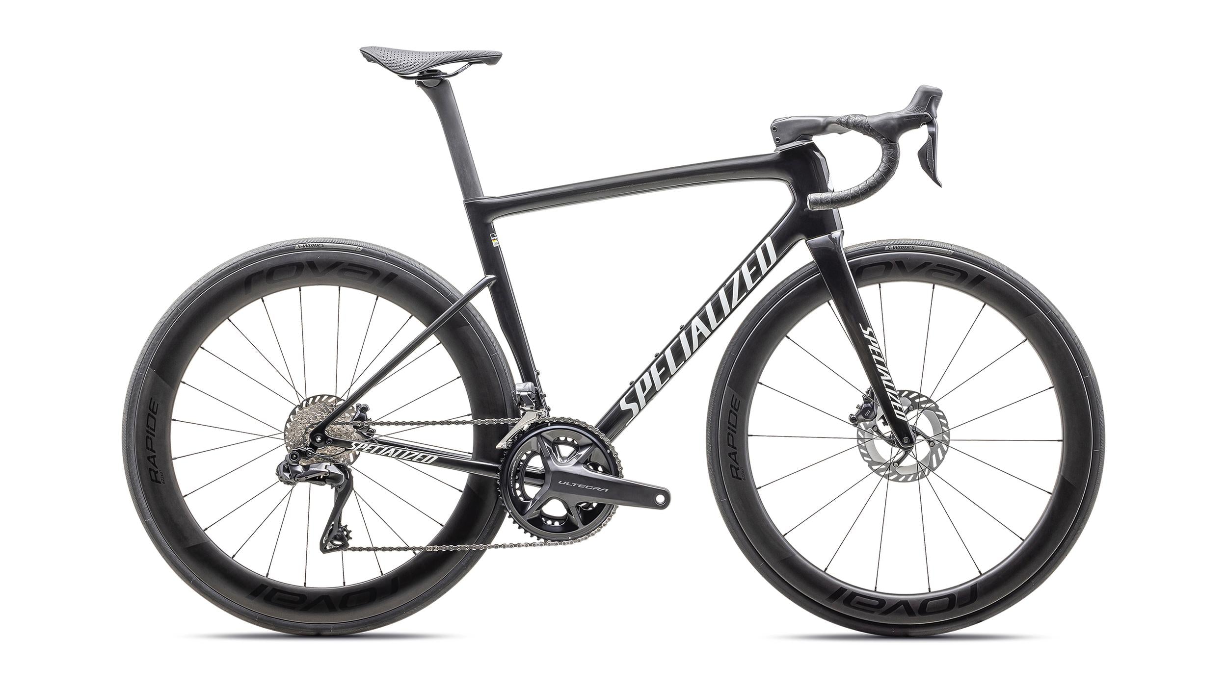 Tarmac SL8 Pro Ultegra Di2 Specialized 2025 Gloss Carbon/Metallic White Silver #2