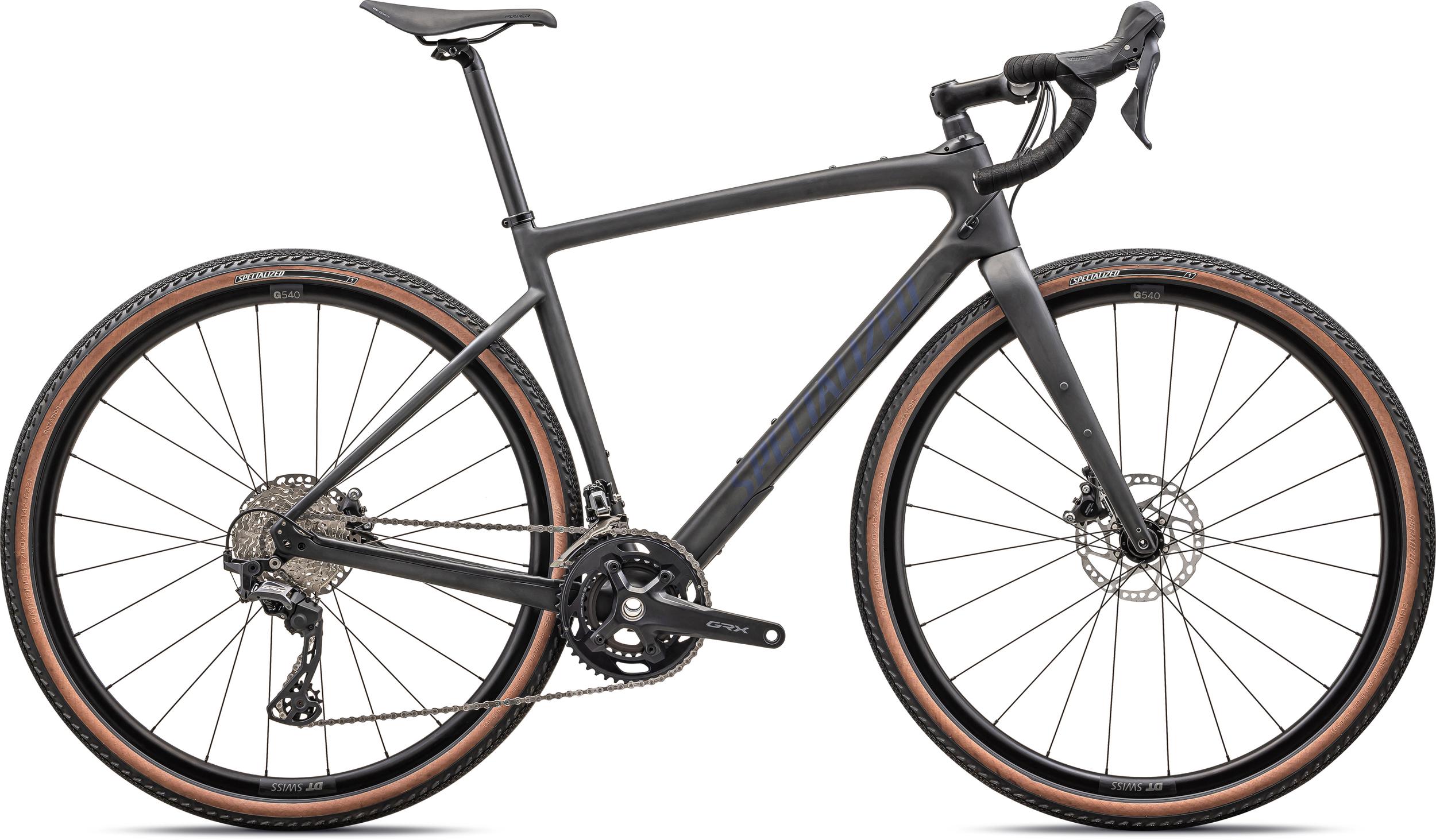Diverge Sport Carbon Specialized 2024 Satin Carbon/Blue Onyx #2