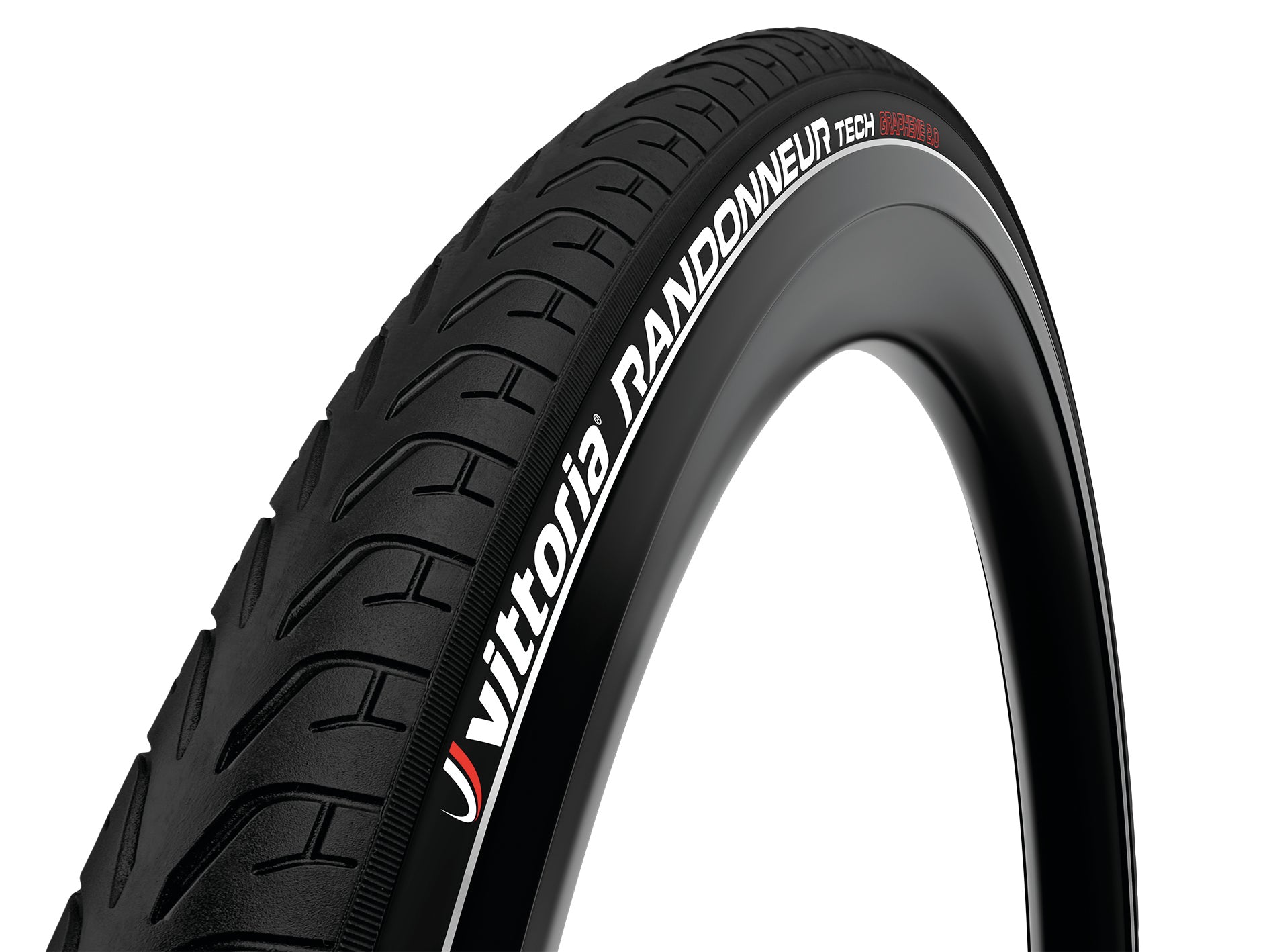 Cubierta Vittoria Ciudad Randonneur Rígida Reflectante G2 Negro #2