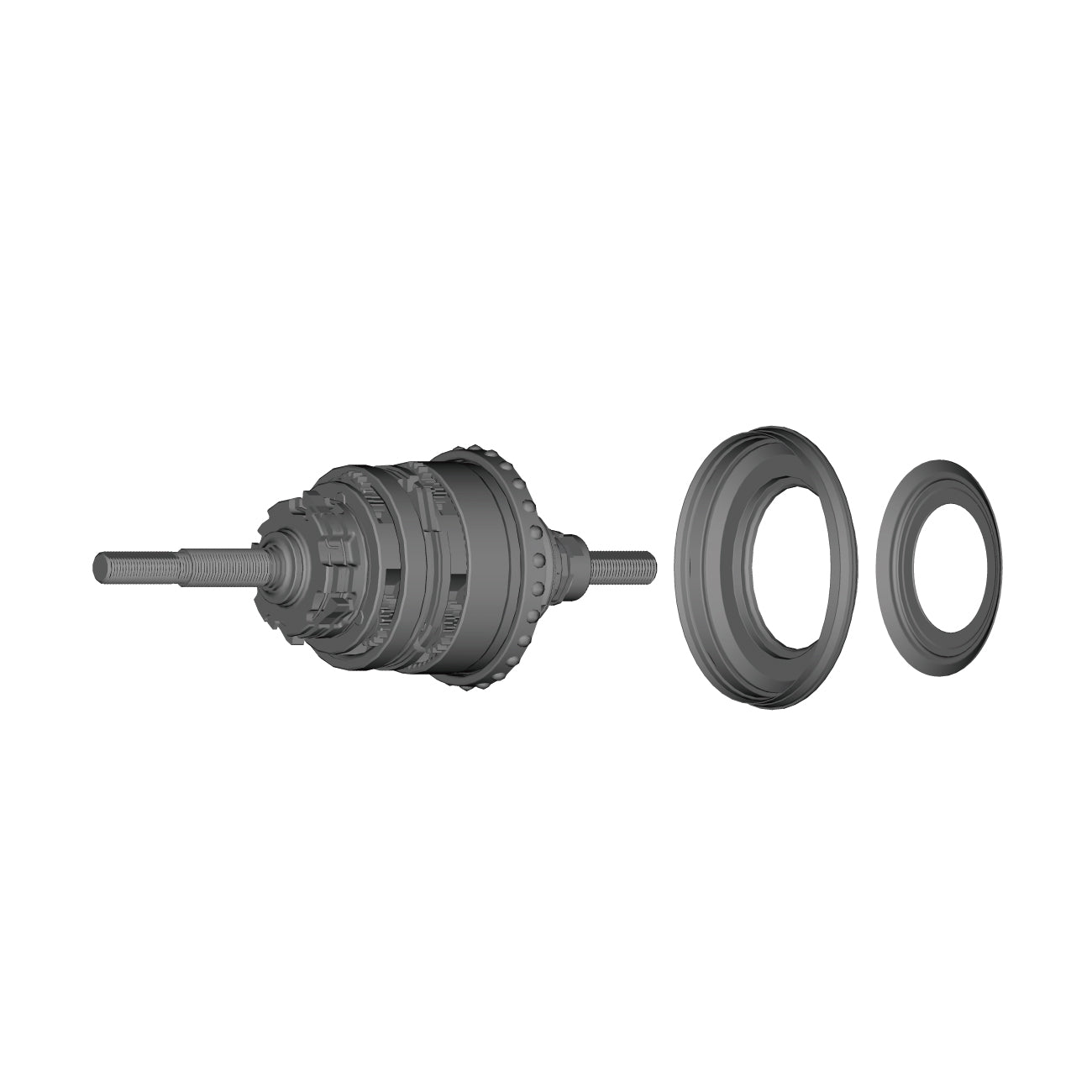 Conjunto Interno Shimano SG-C3001-7D 187mm Plata