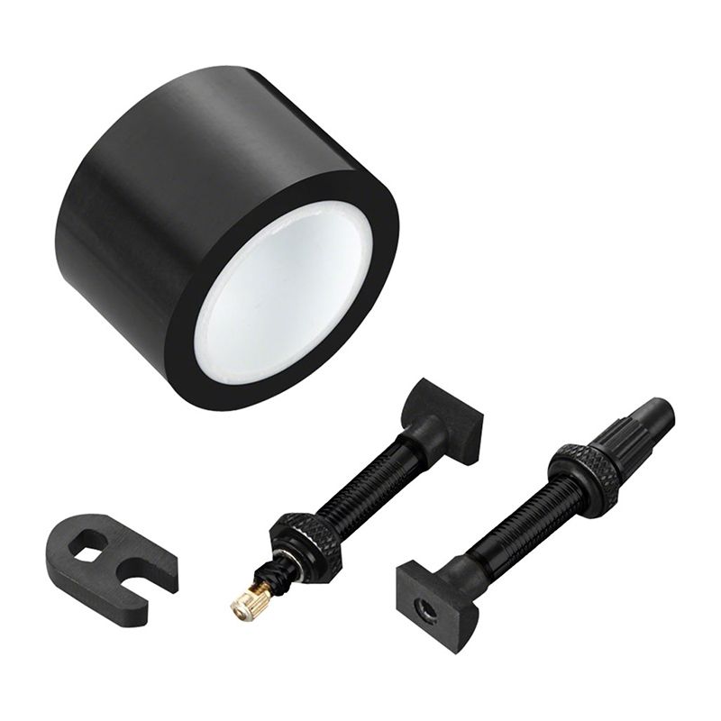 Kit Tubeless Zipp Cinta 23mm/2 Válvulas Presta 100mm Negro