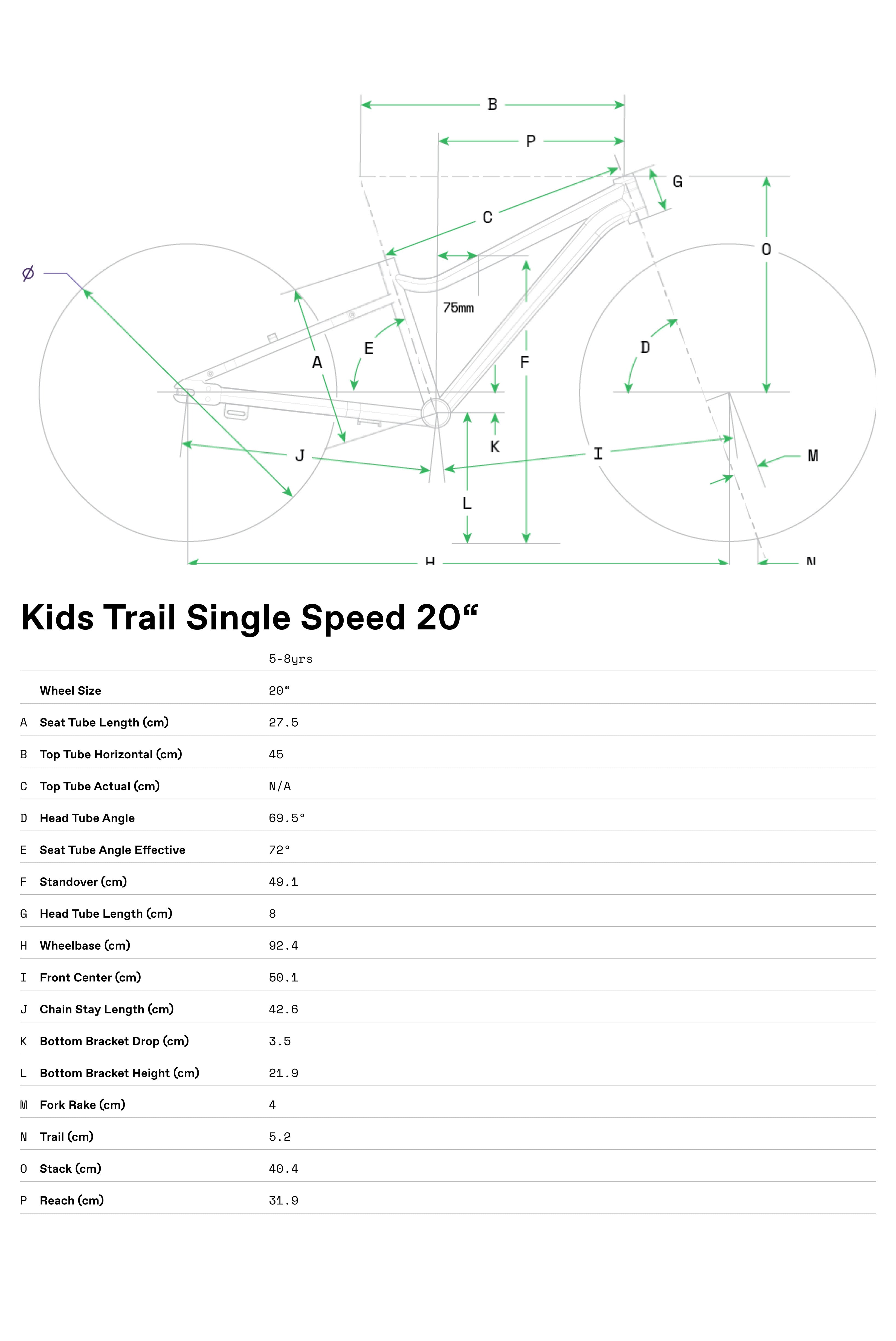 Kids Trail 20 Single Speed Cannondale 2024 Chlorine Blue #6