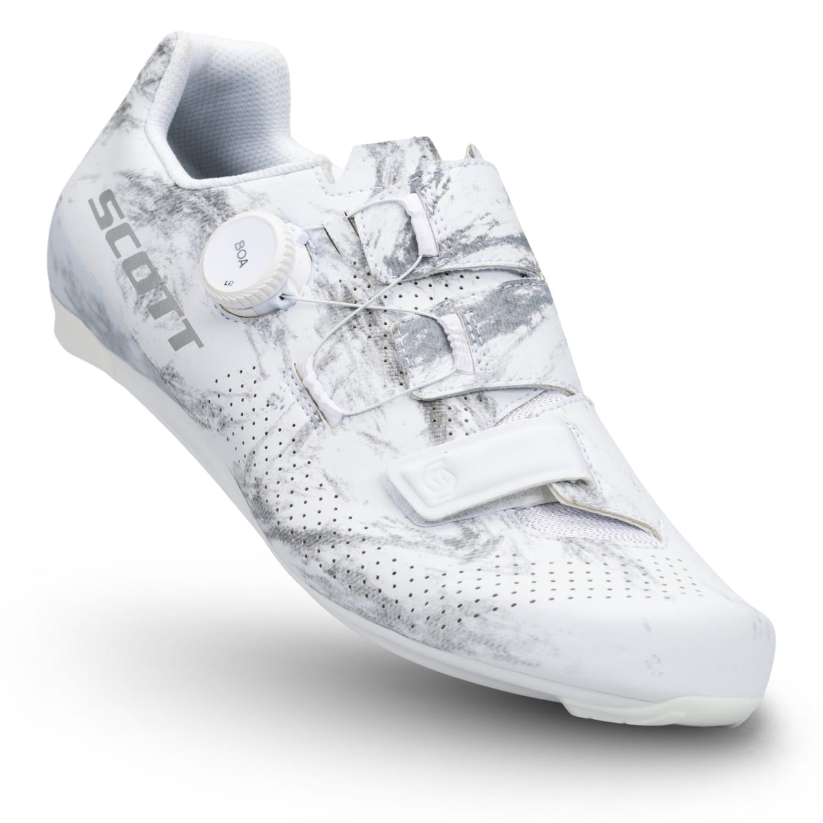 Zapatillas Carretera Scott Road Team BOA Blanco/Gris