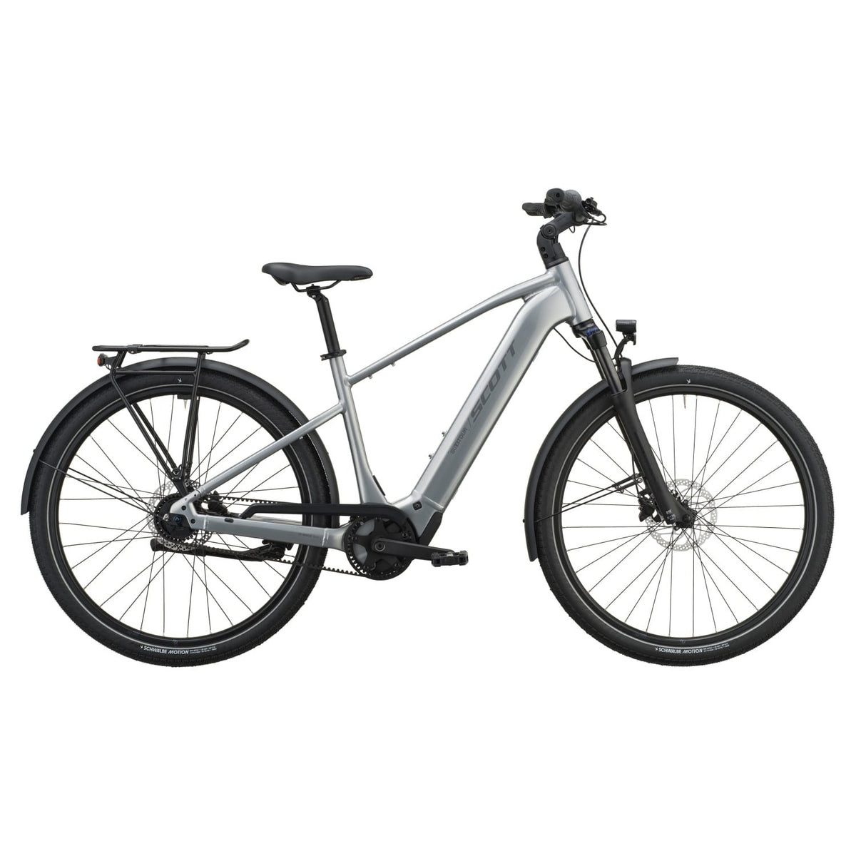 Bicicletas Eléctricas eUrbanas Scott Sub Tour 30 2027 Chrome Silver