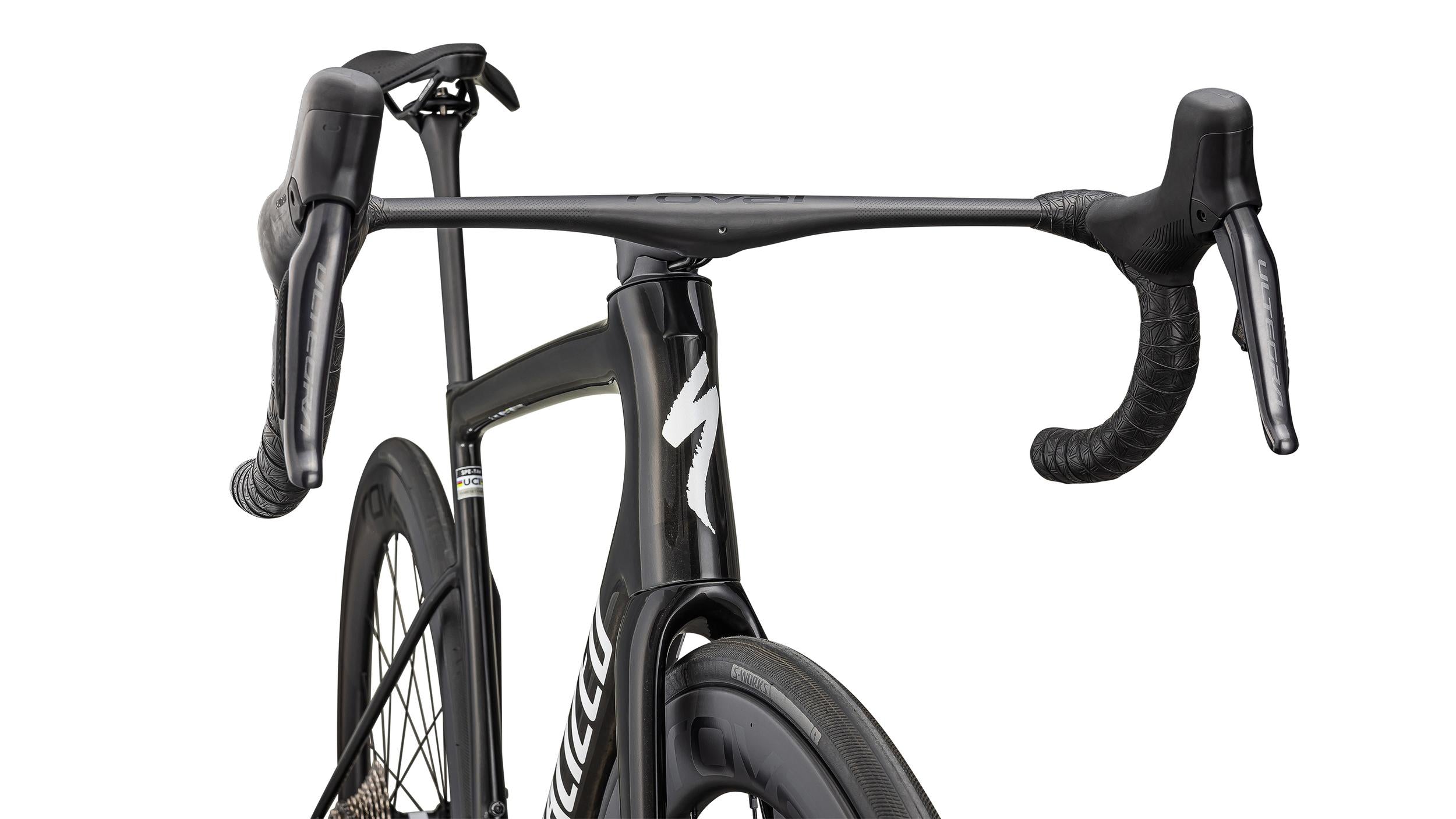 Tarmac SL8 Pro Ultegra Di2 Specialized 2025 Gloss Carbon/Metallic White Silver #5