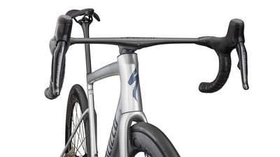 Tarmac SL8 Pro Ultegra Di2 Specialized 2025 Gloss Liquid Silver/Satin Blue Pearl Over Black Liquid Metal #5