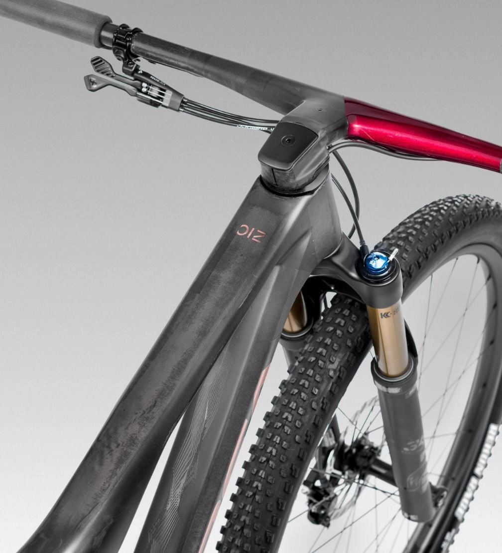 Orbea Oiz M-Pro 2026 Diamond Carbon View Matt/Cherry Red Gloss #5