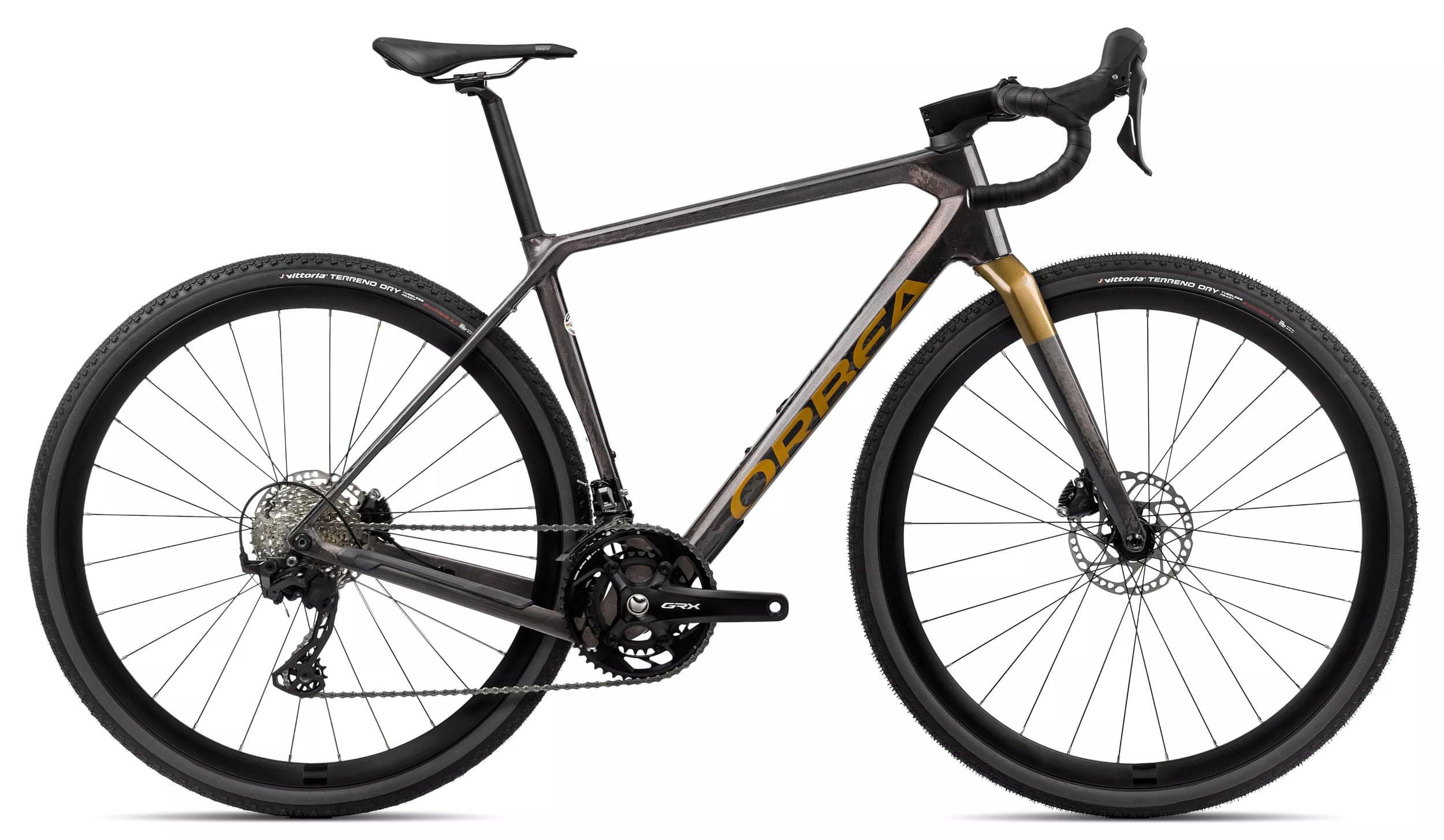 Orbea Terra M30team 2024 Cosmic Carbon View/Metallic Olive Green Gloss