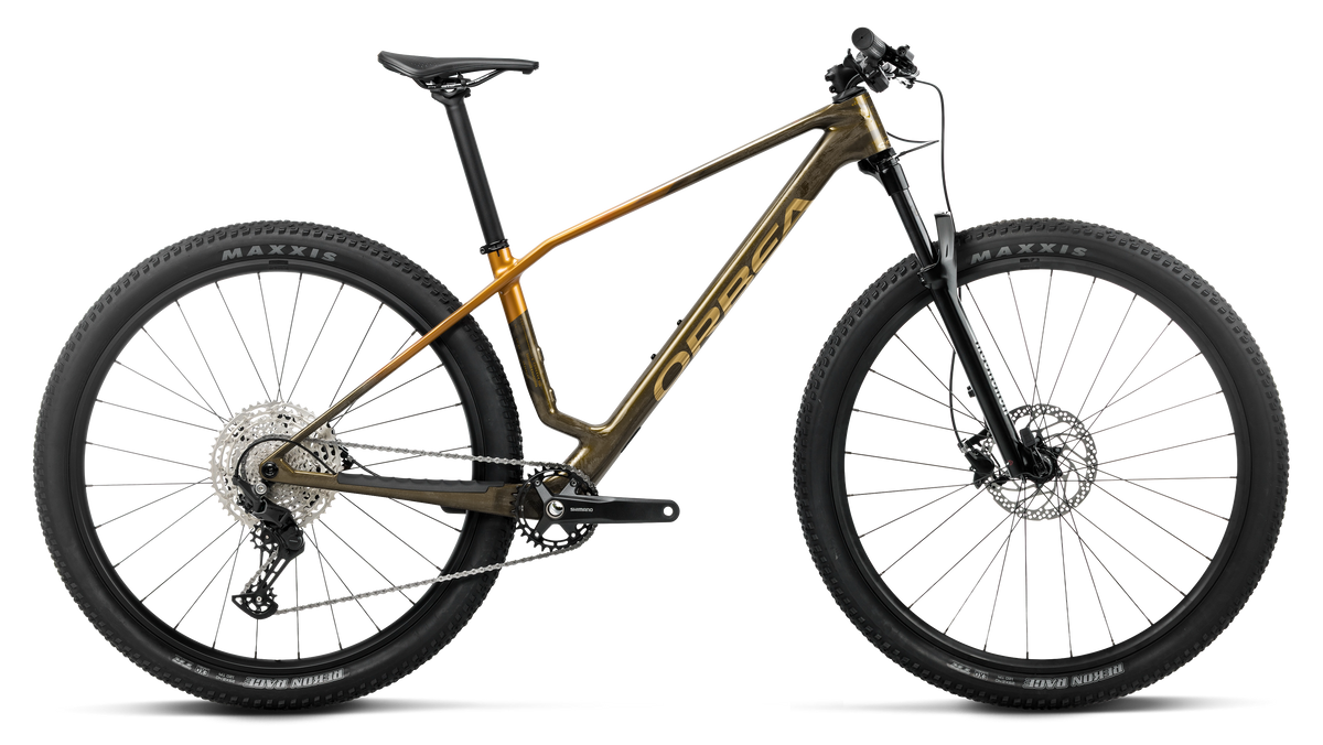 Bicicletas MTB XC Orbea Alma M50 2027 Caramel Carbon View/Leo Orange Gloss